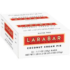 Larabar Gluten Free Bars, Coconut Cream Pie, 1.7 oz Bars (16 Count)