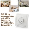 HUKITECH - Dimmer - 600W - Socket - Switch -