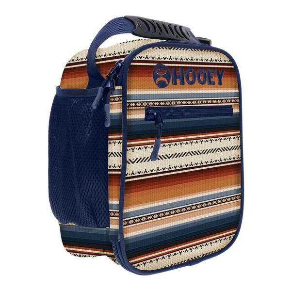 HOOEY - Lonchera plegable con forro impermeable con asa (azul