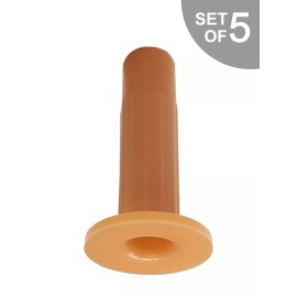 chairpartsonline Plastic Insert for Chair & Furniture Caster Socket Stem - Set of 5