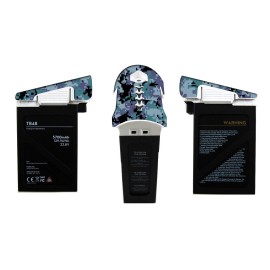 DJI Wrap/Skin For DJI Inspire 1 Battery Wraps 4 Batteries | Digi Camo Blue
