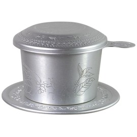 Angoily Vietnamese Coffee Filter, Stainless Steel Cup Coffee Filter Coffee Press Coffee Dripper Vietnamese Coffee Filter Press, Manual Coffee Filter for Home, Office, Cafe, Restaurant