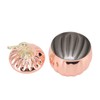 Pumpkin Wine Glass Pumpkin Shaped Stainless Steel Rose Gold Wine