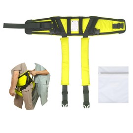 EZ Assistive Gait Belt for Seniors with Padded Handles and Leg Straps,Transfer Belts Medical Safety Belt for Elderly Lifting or Walking-330Lbs