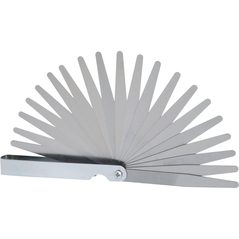 KS Tools 300.0600 Feeler Gauge, 20 Sheets, 0.05-1 mm