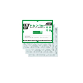 P & D Filter 14x14x1 MERV 8 Furnace Air Filter (3-Pack) | High Efficiency HVAC & AC Filter | Captures Dust, Pollen, Pet Dander | Easy to Install