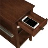 Convenience Concepts American Heritage One-Drawer End Table w/Charging Station in