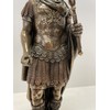 Gaius Julius Caesar in Roman Military Uniform Statue Bronze Finish