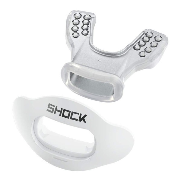 Shock Doctor 39-0201 Interchange Mouthguard White Black OSFA-OSFA