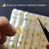 Wsiliana 480 Pcs Press on Jelly Glue Tabs Transparent Strong