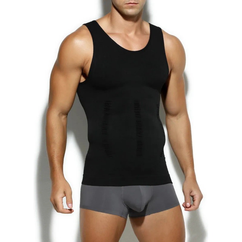 Camiseta 3pzs Para Corregir Postura Hombre Fajas Cinturillas -