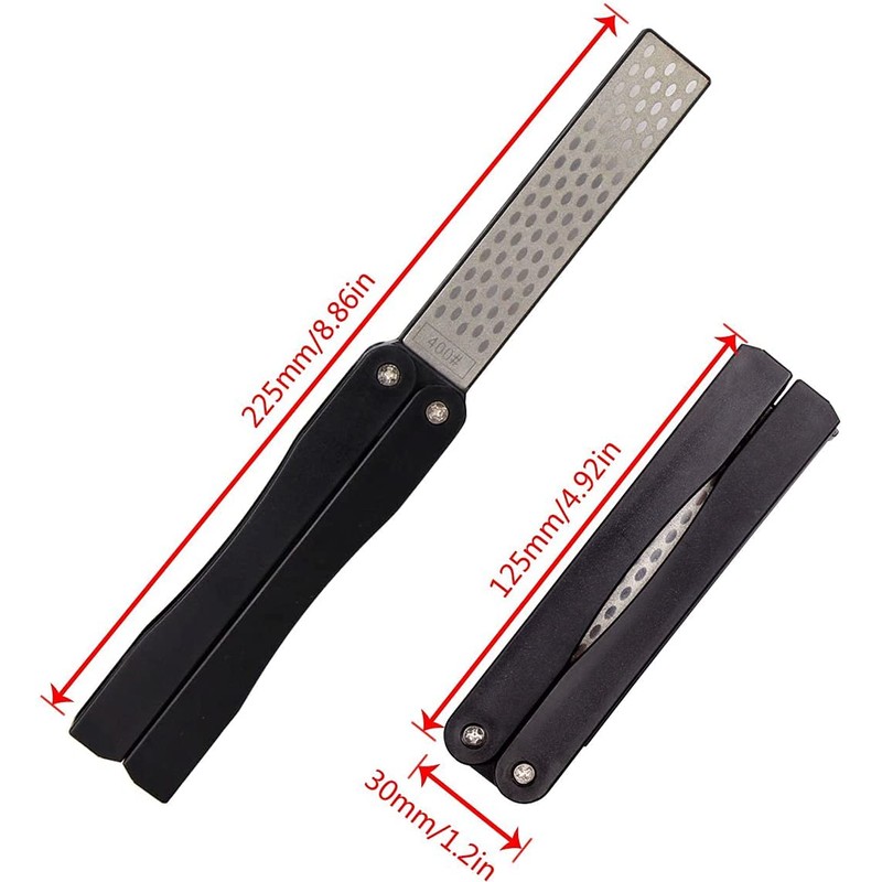 Sharpener Double-Sided Folding 400/600 Grit Diamond