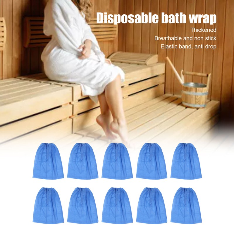 10pcs Women Disposable Bath Wrap Beauty Salon Travel Non Woven