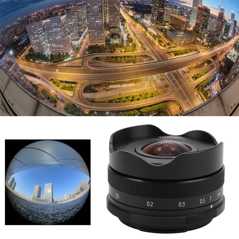 10mm F5.6 NEX Mount Lens Ultra Wide Angle Fisheye Lens