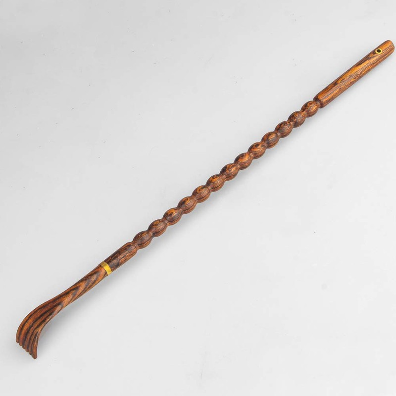 Tomorotec 100% Natural Bocote Wood Back Massager for Itching Relief,