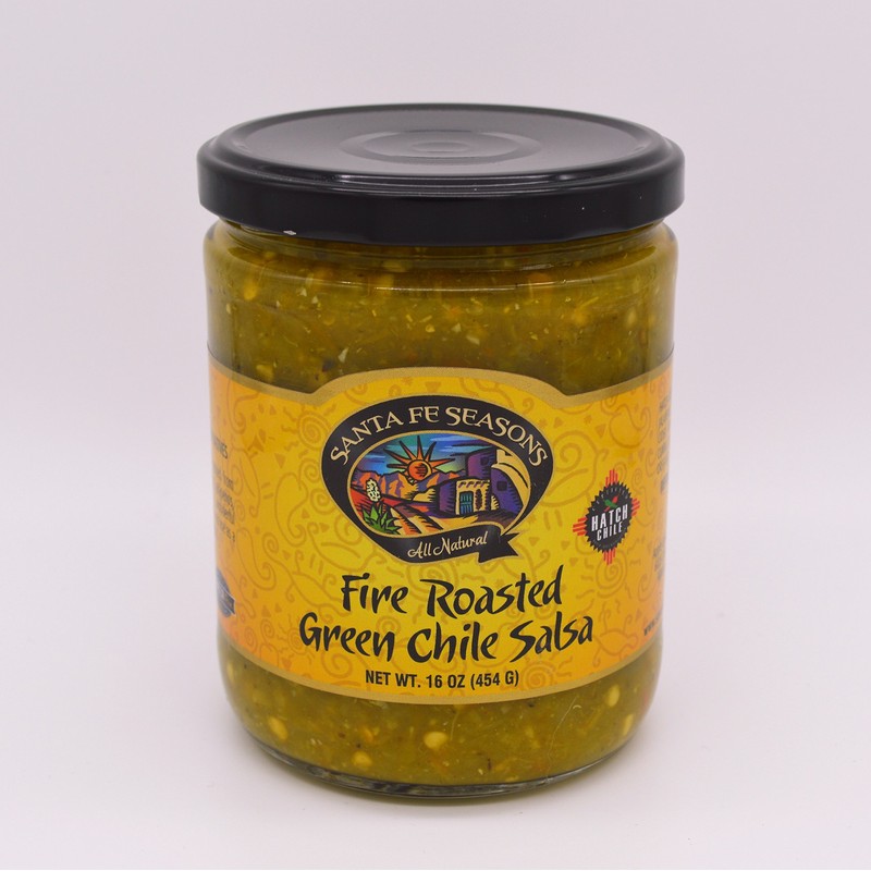 SANTA FE SEASONS Salsa Fire Roasted Green Chile, 16 OZ