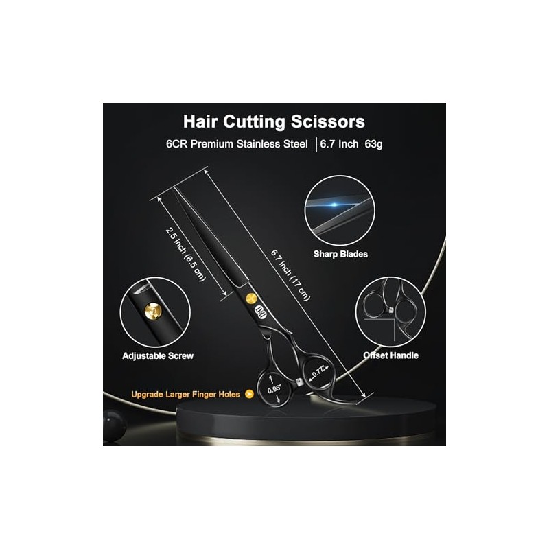 CIICII Professional Hairdressing Scissors Set