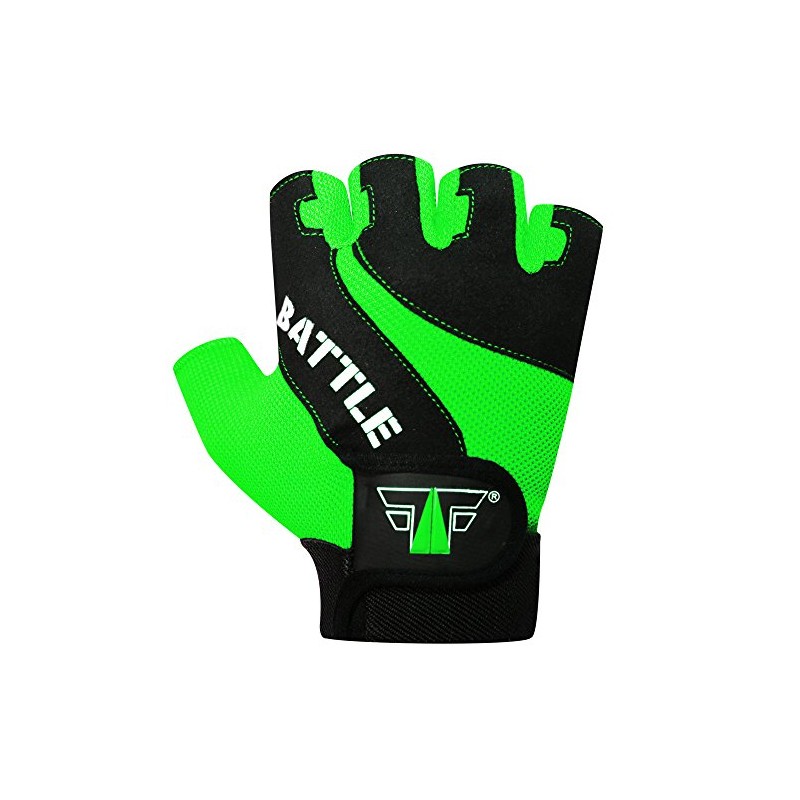 FOX-FIGHT Battle Green Fitness Weight Training Professional High Quality Leather
