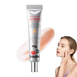 Pre-Make-up Concealer CC Cream Light Colour, Colour Correcting CC Cream, Even Skin Tone Makeup & Skin Care, Long-Lasting Moisturising Concealer (Dark)