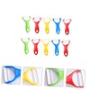 Alipis 10pcs Set of Ceramic Peelers Ideal for Vegetables Fruits