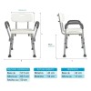 Silla Baño Discapacitados Ducha Banco Portatil Ajustable