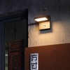 Lustrlach Outdoor Motion Sensor Wall Light for House LED Modern