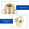 QUARKZMAN Tr10 x 2 Lead Screw Brass Nut, Trapezoidal Thread