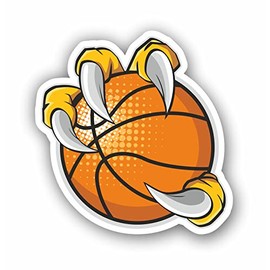 AMA SHOP PVC Sticker Shaped Ball with Claws Eagle | Sticker for Helmet, Motorcycle, Camper, Boat, Car, PC | autoTuning |