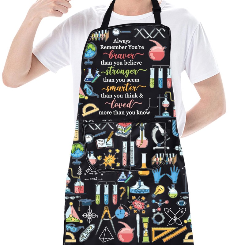 ENSIANTH Schürze für Labor, Labor, Wissenschaft, Labor, Techniker, Assistent, Geschenk,