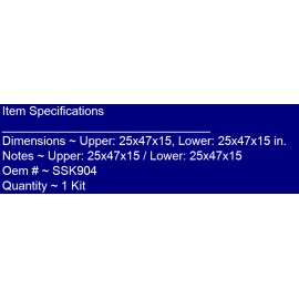 Rad Powersports Fits 2006 Honda GL1800HP Gold Wing Audio/Comfort Steering Stem Bearing Kit