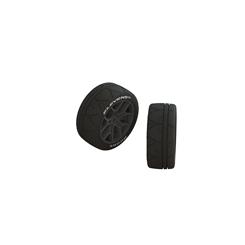 ARRMA dBoots ELEVENS 35/085 2.4 White Tire Set (1 Pair),