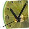 BIUDECO Elegant Fruit Design Clock Magnetic Sticker Wall Clock for