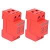 2Pcs Surge Protective Devices DC Photovoltaic Arrester 2P 40KA with