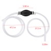 Gasoline Siphon Hose Pump, Hand Siphon Pump for Gasoline Transfer,