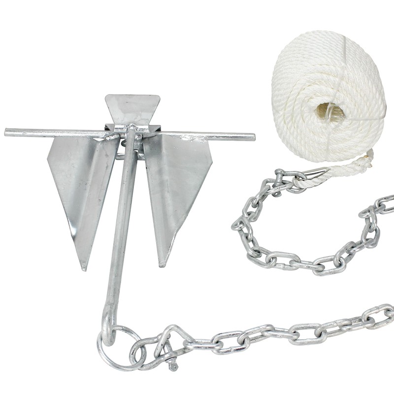 Extreme Max 3006.6717 Complete Slip Ring Anchor Kit with Rope