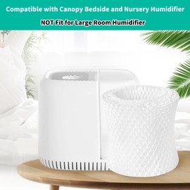 Gazeer Humidifier Replacement Filter Compatible with Canopy Bedside and Nursery Humidifier,Made with Wood Pulp, Paper Filter, 2-Pack