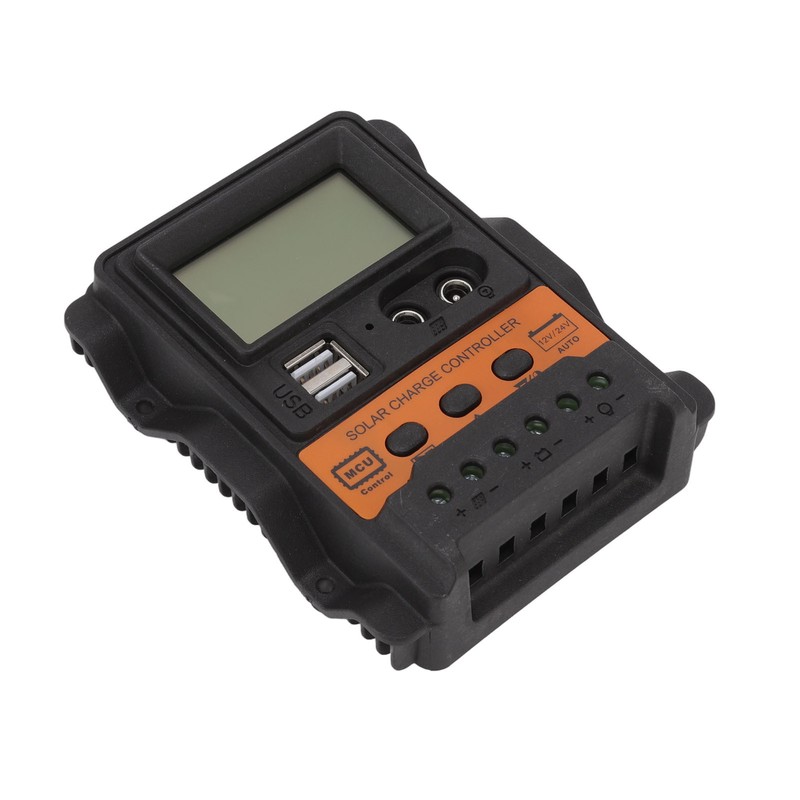 12V 24V Dual USB Solar Charge Controller PWM Photovoltaic Solar