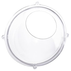 HMF 46632-22 Wall Shelf Acrylic Hemisphere, Hanging Display, Diameter 32 cm, Transparent