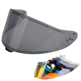 RIDLOG CWR-F2 Motorcycle Helmet Visor for RF-1400 Visor Replacement, Tinted Motorcycle Helmet Visor Compatible with RF-1400 CWR-F2 NXR 2 Z8 (Light Black)