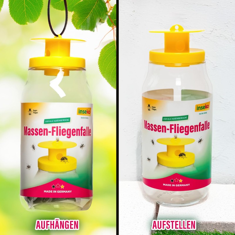 inseko Mass Fly Trap, Fly Trap with Attractant for All