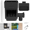 WADEO Rainwater Collection System, Downspout Diverter Fits for 2"x 3"
