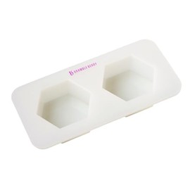 Bramble Berry 2-Cavity Hexagon Soap Mold - Perfect DIY Mold for Handmade Bath Essentials