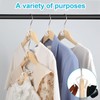 100 PCS Space Saving Hanger - Clothes Connector Hooks, Stacking