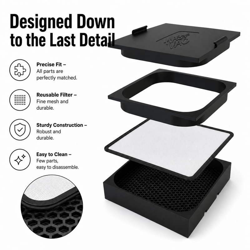 Hazh Vac Small 20 x 5.8 cm - Vacuum Filter