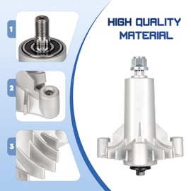 130794 Lawn Mower Spindle Assembly with 532153535 Pulley Replacement for 532133172 532130794 Fit for Husqvarna LT130 YTH150 YTH1842 for Craftsman LT100 LT125 LT130 38“ 42" Deck Tractor