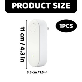 Ionic Air Purifier Plug in UK, Air Purifier for Home, Office, and Travel, Filter-Free Negative Ion Generator, Quiet Operation for Bedrooms and Pet Rooms (1Pcs)