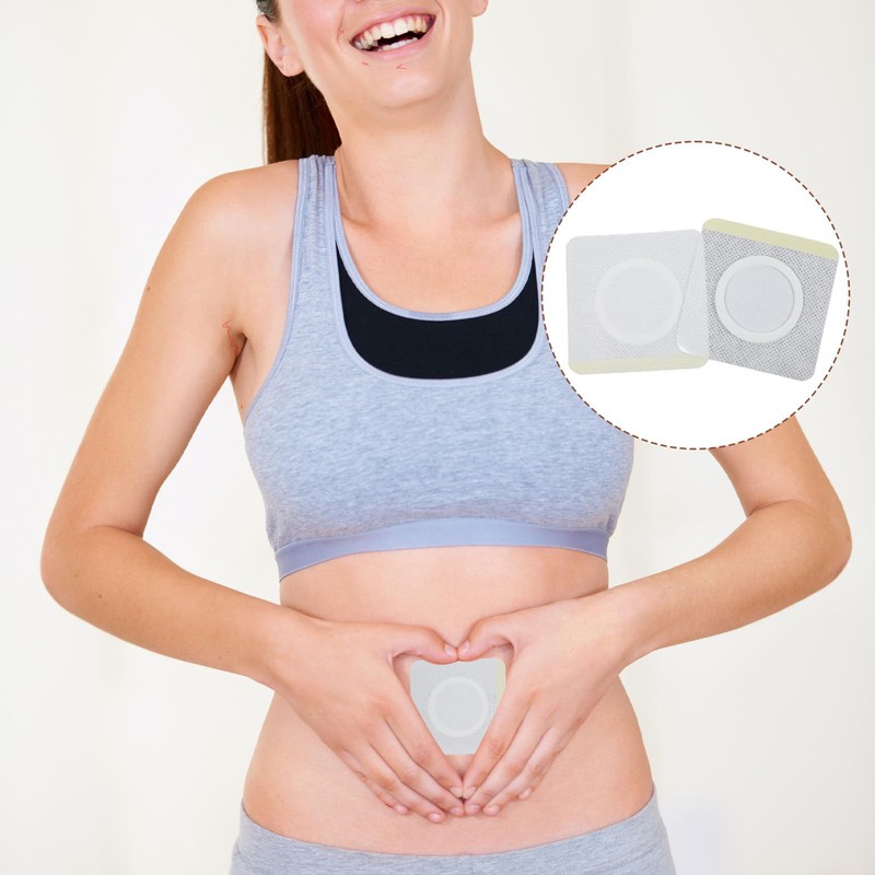 Piriuuo 50 Stück Castor Oil Patches, 8 x 8 cm