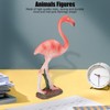 Flamingo Statue Resin Materials Vivid Real Pink Flamingo Ornament for