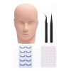 noved Kit Maniquí Practica+pestañas+parches Guias Pestañas+pinzas