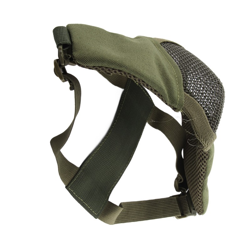 V10 Half Face Steel Mesh Breathable Protective Face Guard Competition